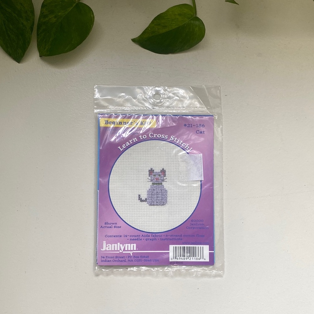 Cross Stitch Kit DIY Cross Stitch Cat